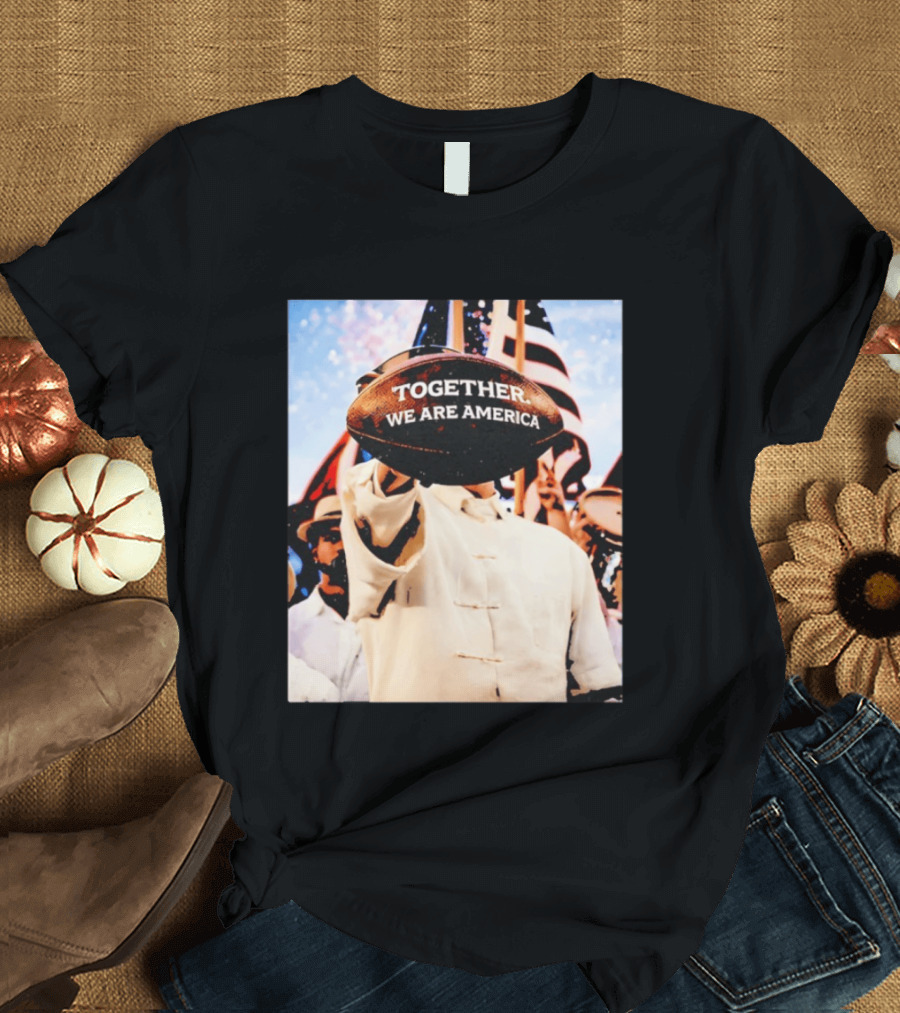 Together We Are America Bad Bunny Football T-Shirt