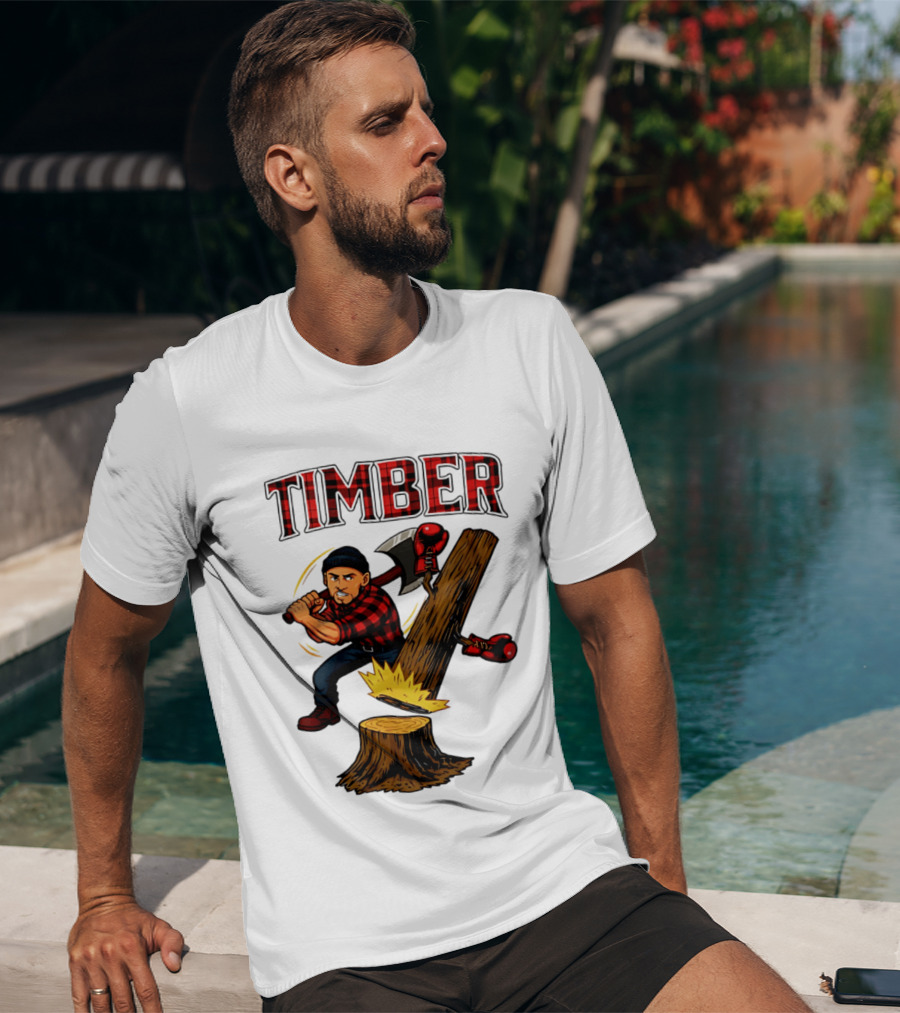 Keith Thurman Timber One Time Lumberjack Axe Boxing Gloves T-Shirt