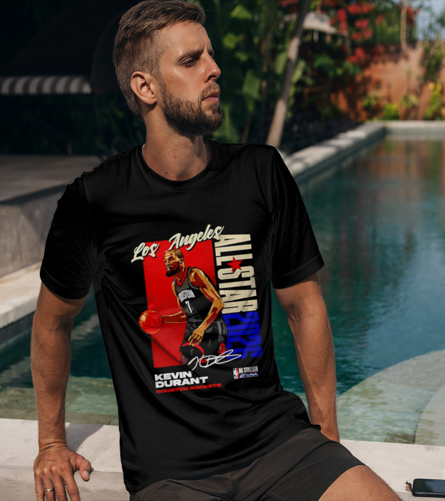 Los Angeles All Star 2026 Kevin Durant Houston Rockets T-Shirt