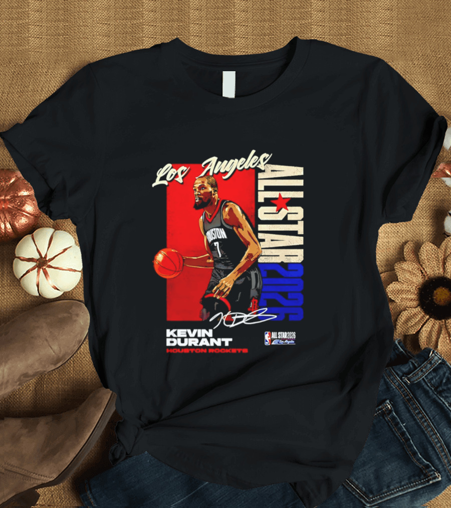 Los Angeles All Star 2026 Kevin Durant Houston Rockets T-Shirt