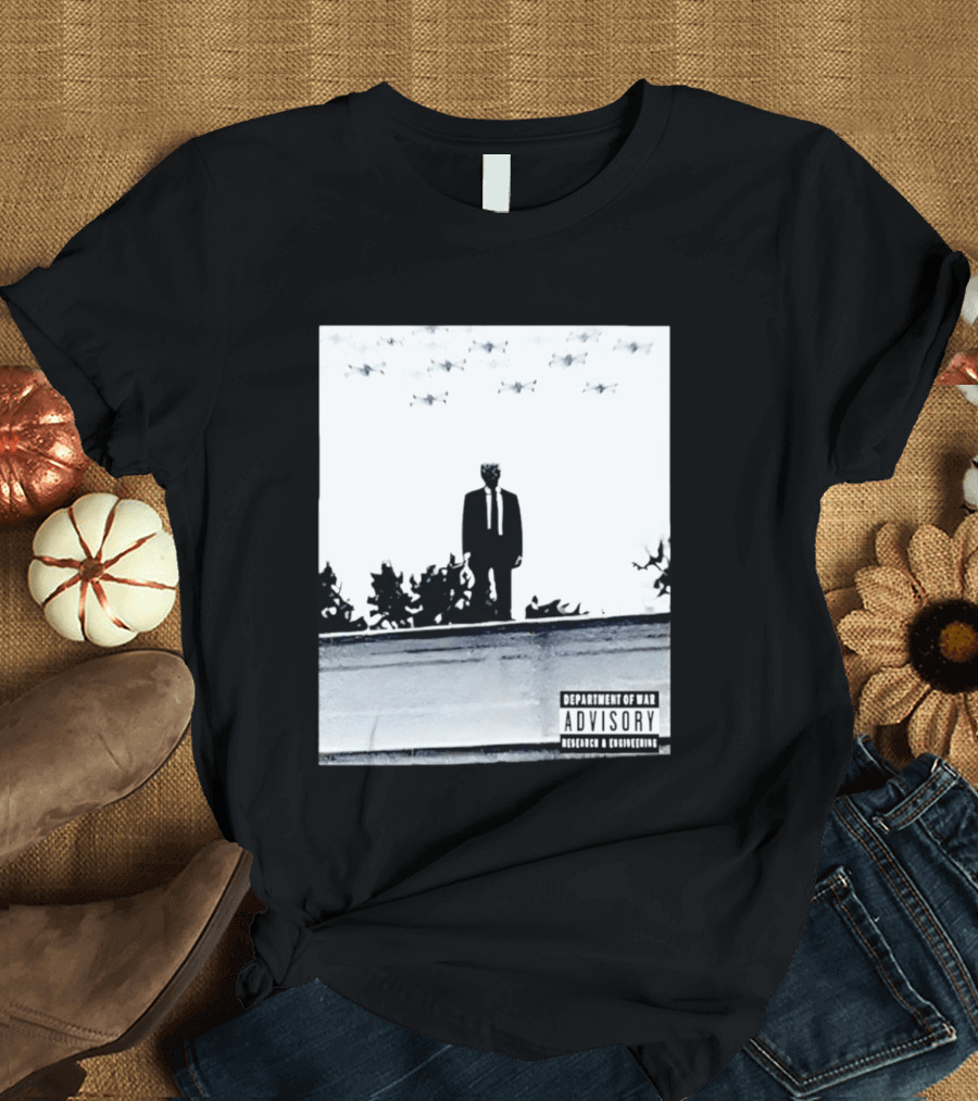 Trump Drone 2026 Department Of War Advisory Research And Development T-Shirt