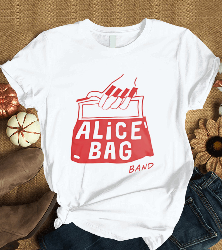 Alice Bag Band Iconic Red Hand Sardine Concept 2026 T-Shirt