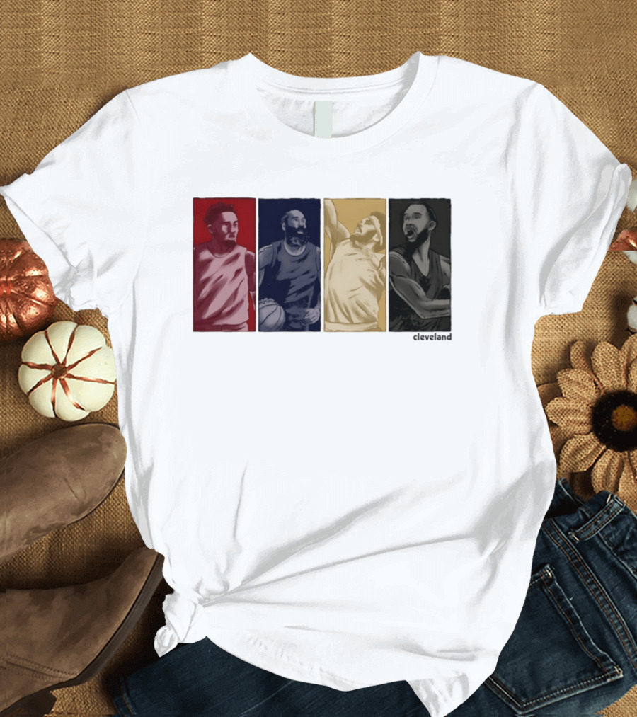 Cleveland Browns Youth Core Four Basketball Players Cleveland T-Shirt