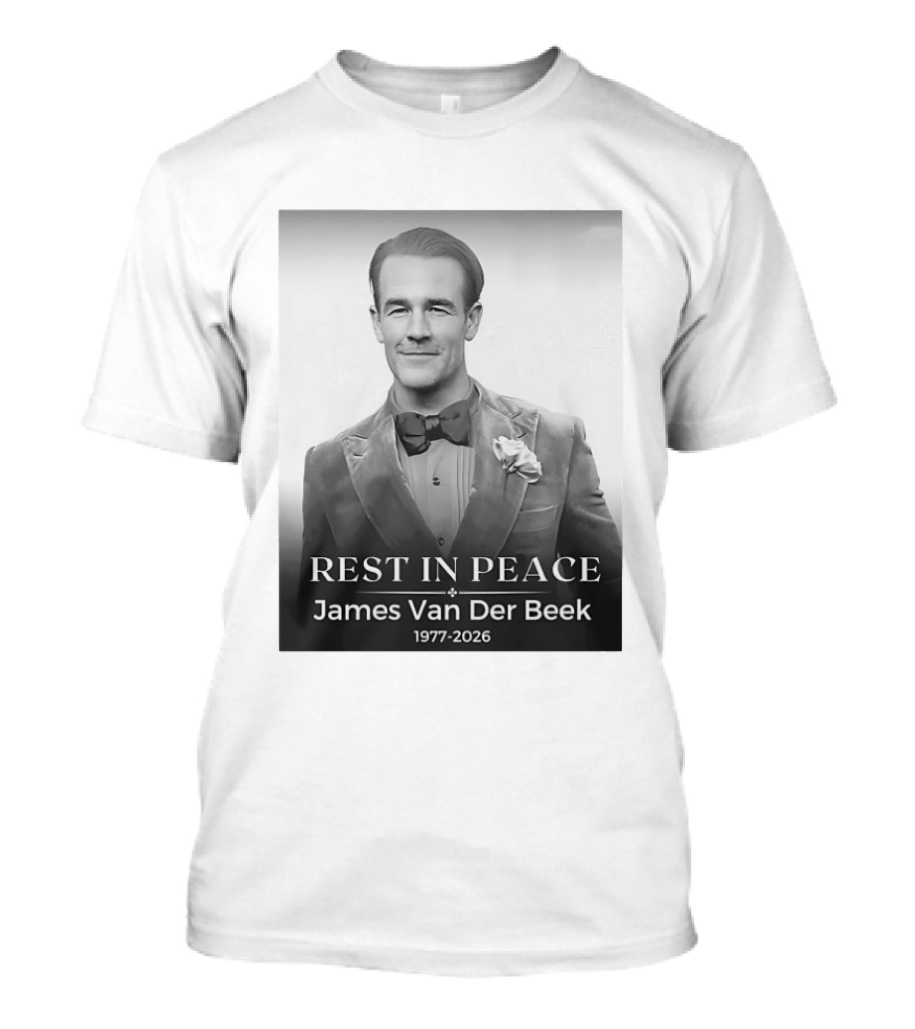 Rest In Peace James Van Der Beek 1977 2026 T-Shirt