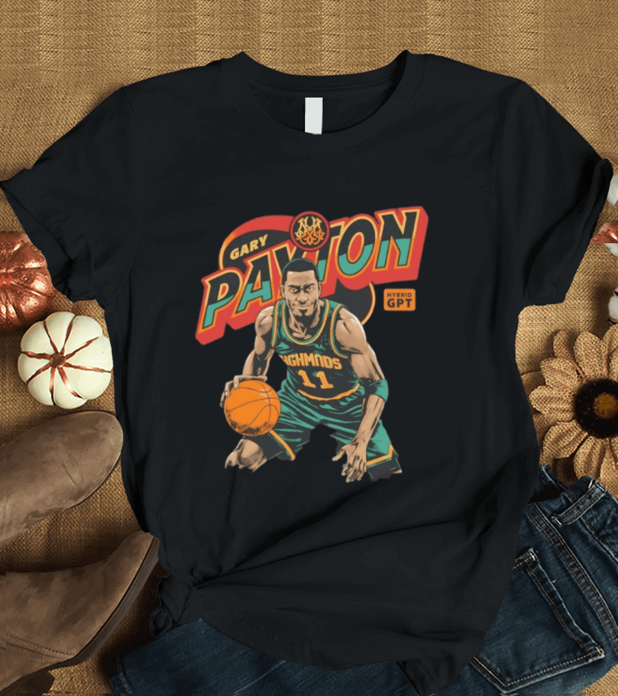 Gary Payton Richmonds 11 Hybrid GPT Basketball T-Shirt