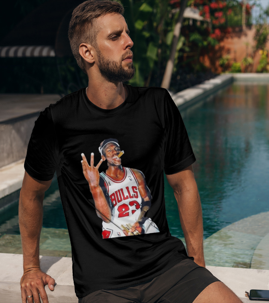 Giannis Antetokounmpo Mj Cigar Chicago Bulls 23 Basketball Legend T-Shirt