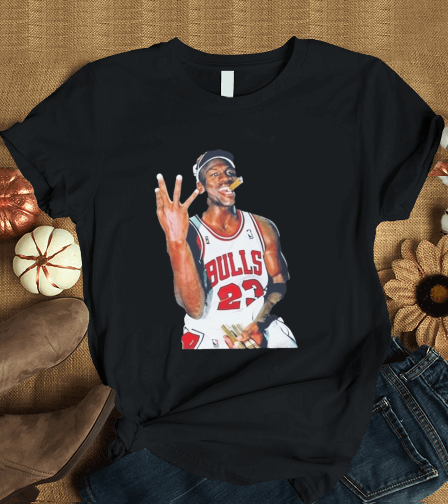 Giannis Antetokounmpo Mj Cigar Chicago Bulls 23 Basketball Legend T-Shirt