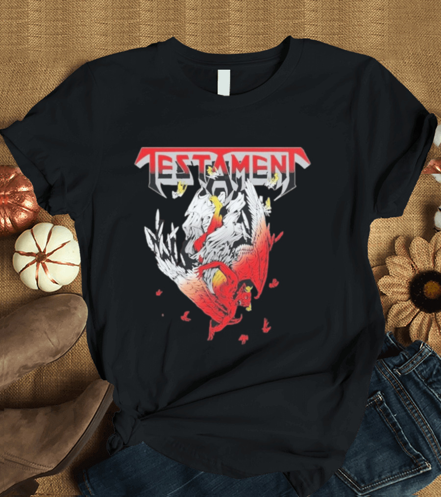 Testament Souls Of Black Collection Falling Fast Phoenix T-Shirt