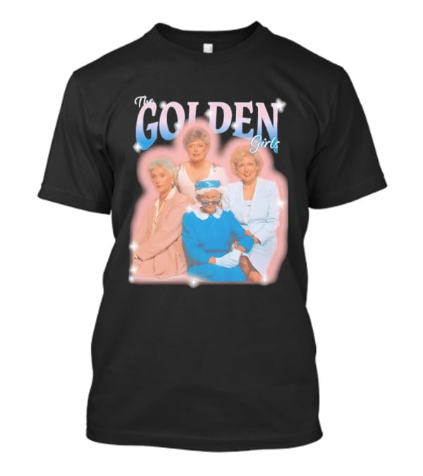 The Golden Girls TV Series Characters With Sparkling Pastel T-Shirt