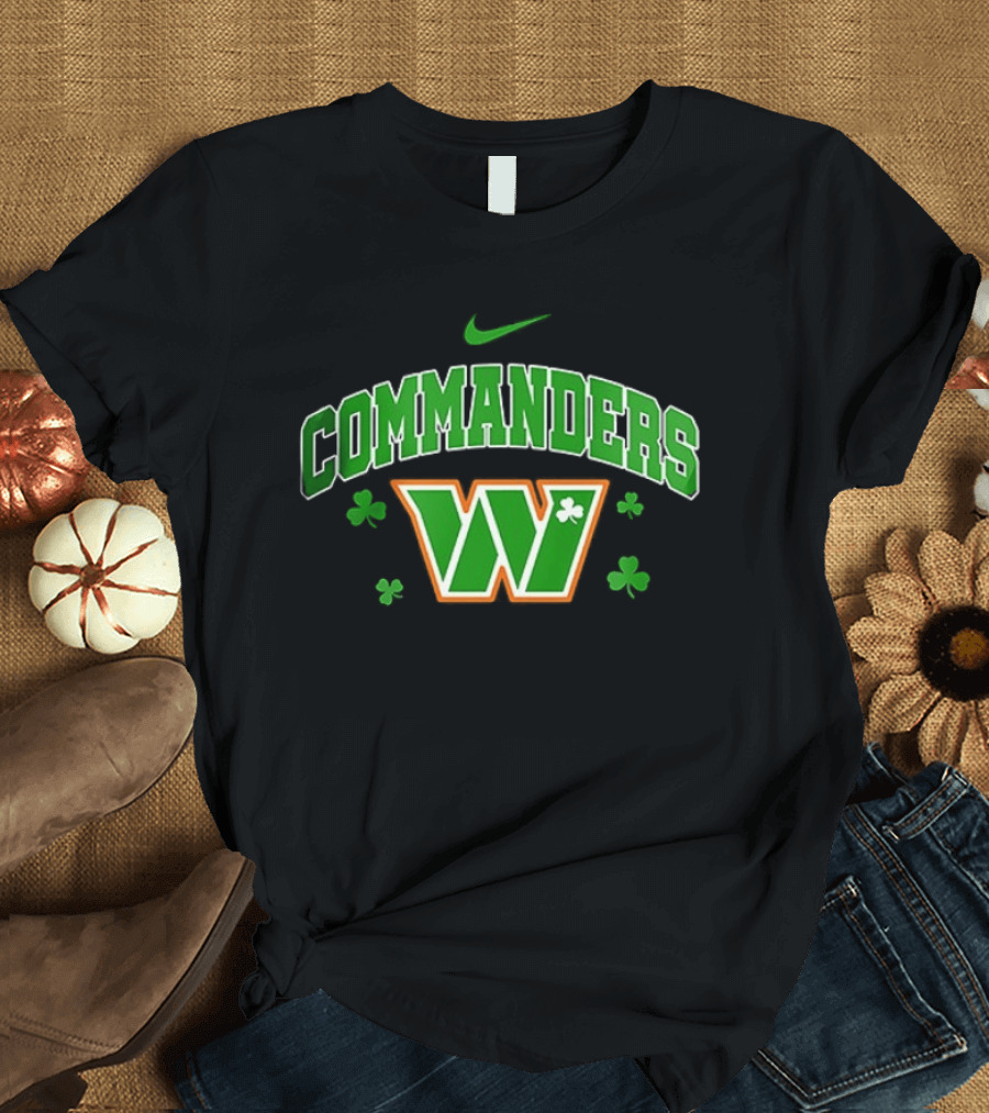 Washington Commanders Irish Woman Soul Of A Witch St Patrick's Day Nike Shamrock T-Shirt