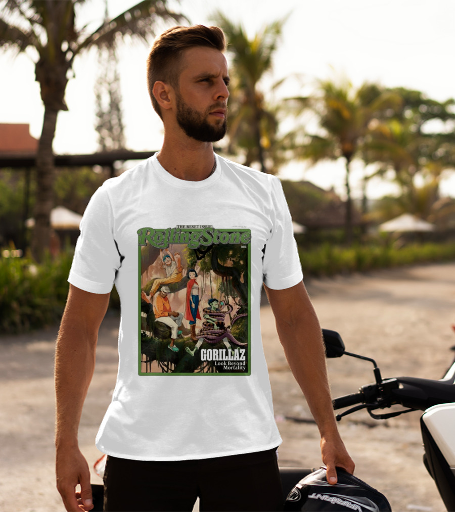 The Reset Issue Rolling Stone India Gorillaz Look Beyond Mortality T-Shirt