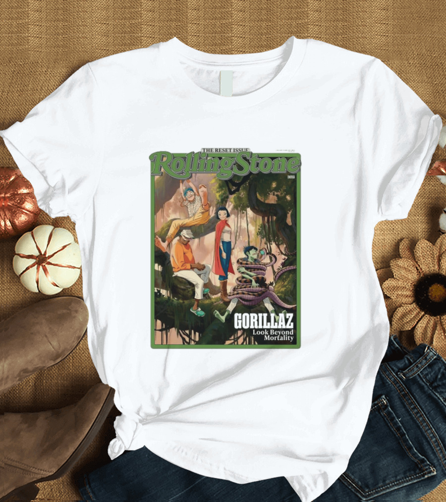 The Reset Issue Rolling Stone India Gorillaz Look Beyond Mortality T-Shirt