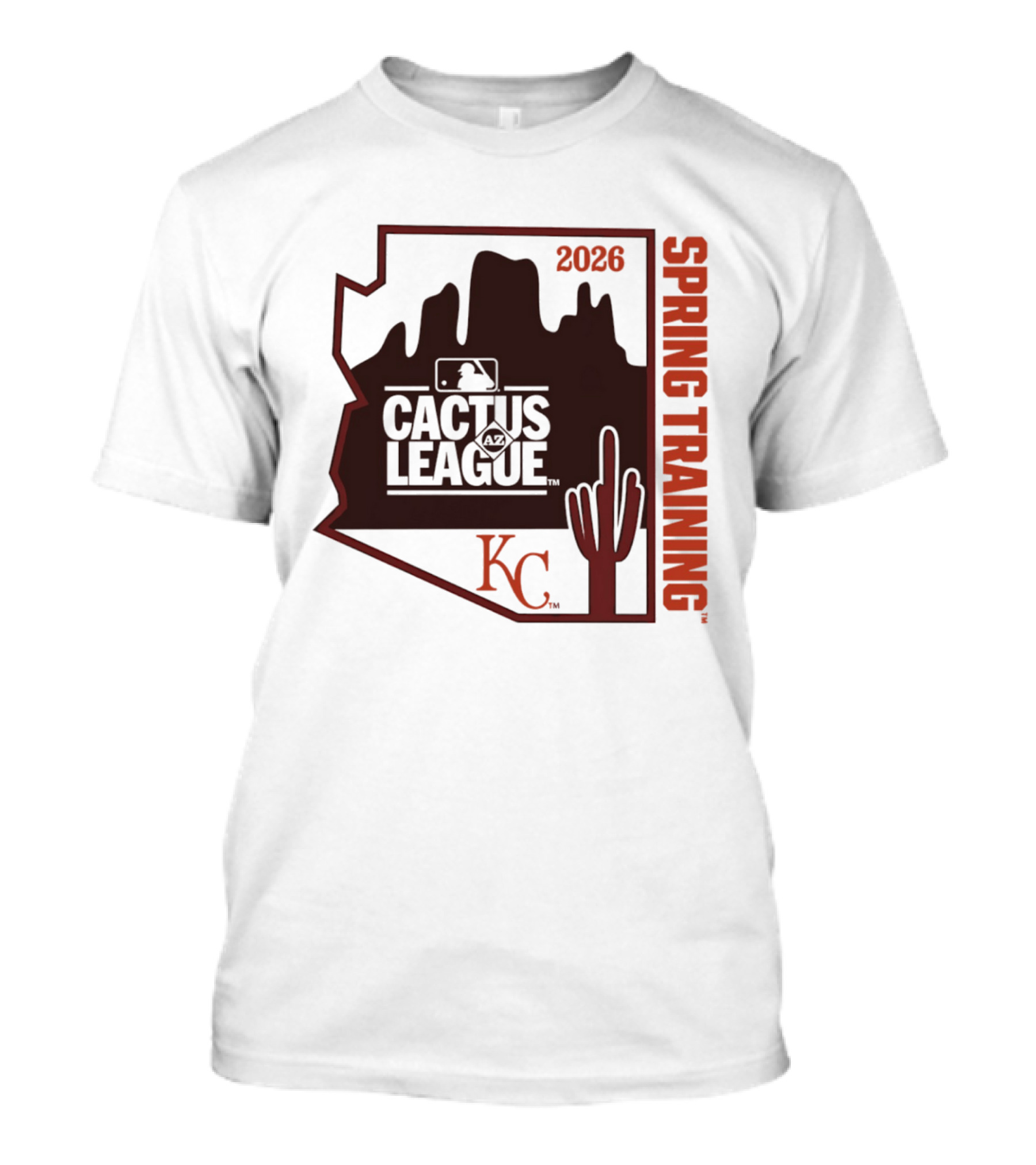 Kansas City Royals 2026 AZ Cactus League Spring Training T-Shirt