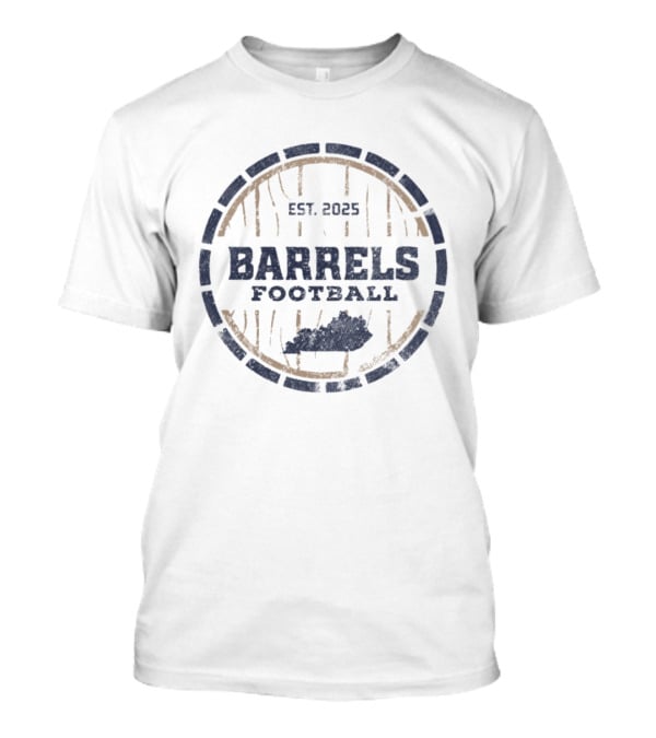 Kentucky Barrels Football Est. 2025 T-Shirt
