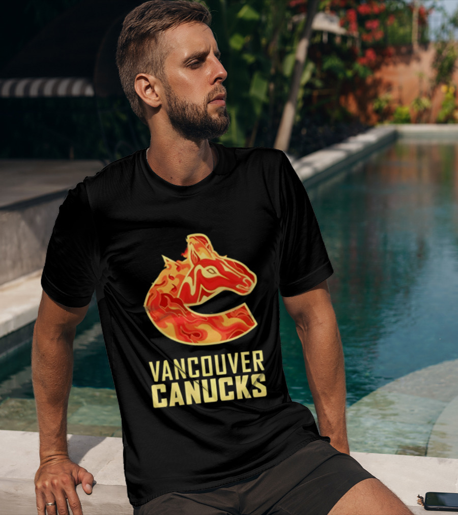 Vancouver Canucks Lunar New Year Horsefire 2026 T-Shirt