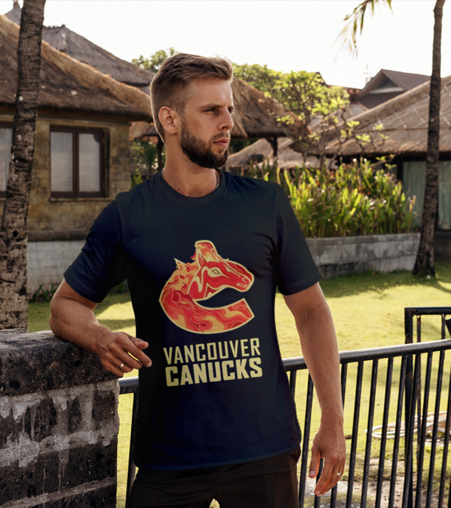 Vancouver Canucks Lunar New Year Horsefire 2026 T-Shirt