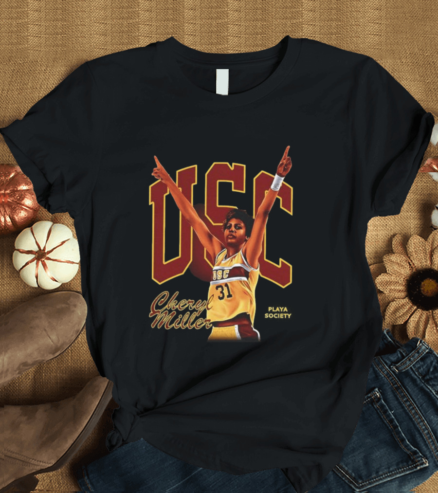 USC Cheryl Miller 31 Basketball Legend T-Shirt