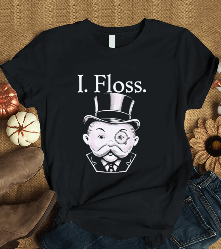 Rich Uncle Pennybags I Floss Iconic Monopoly T-Shirt