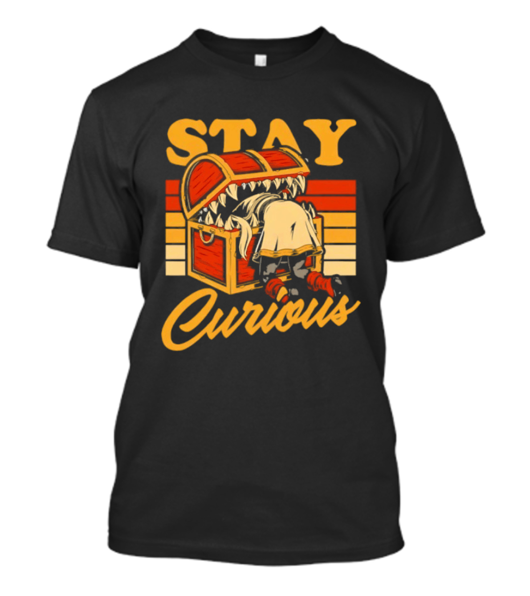 Stay Curious Elf Anime Treasure T-Shirt