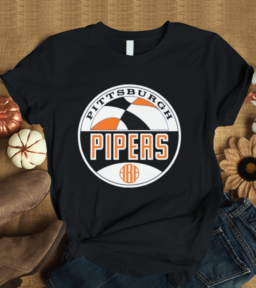 Pittsburgh Pipers ABA Vintage Basketball Team T-Shirt