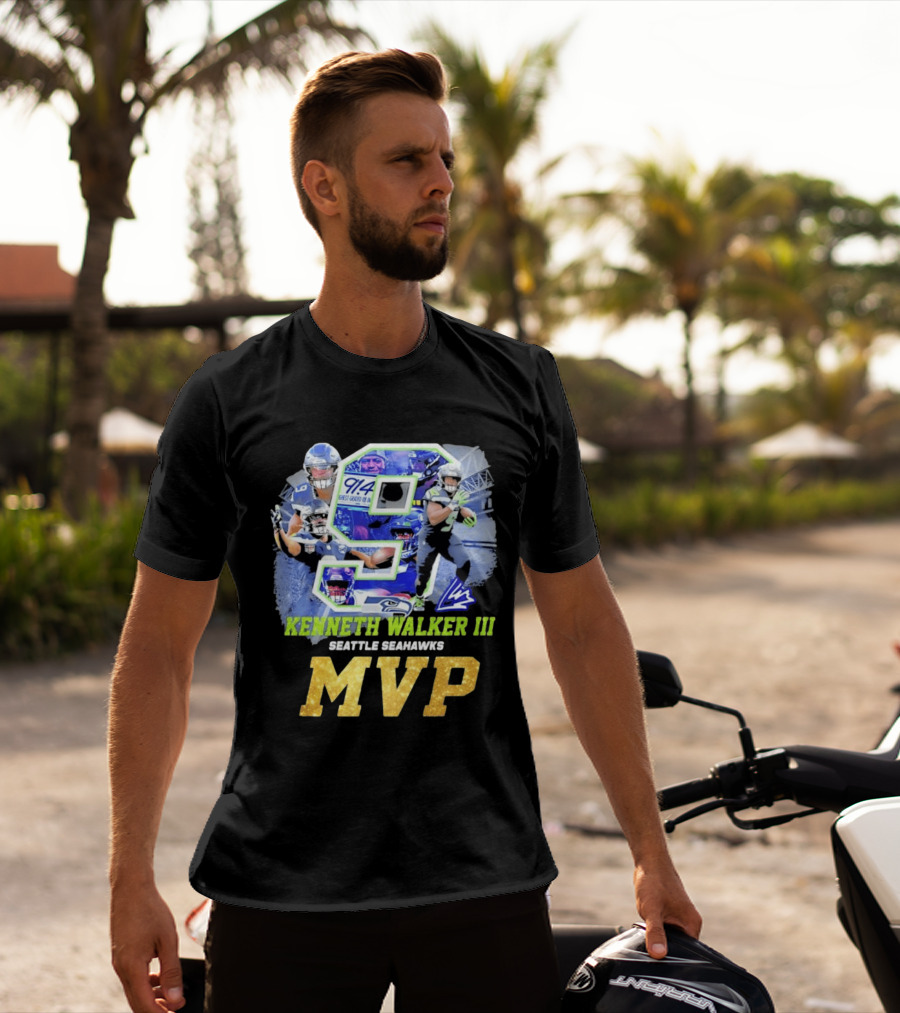 Kenneth Walker III Seattle Seahawks MVP 9 T-Shirt