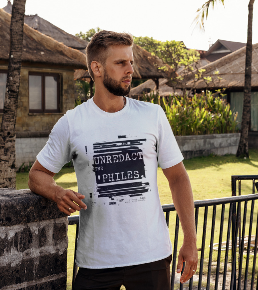 Unredact The Philes Anti Trump Epstein File Redacted T-Shirt