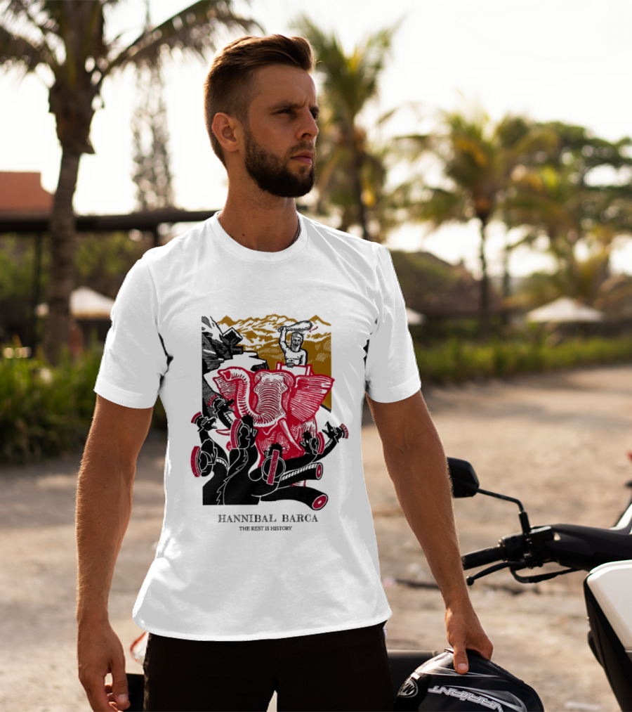Hannibal Barca The Rest Is History Elephants And Soldiers Historical T-Shirt