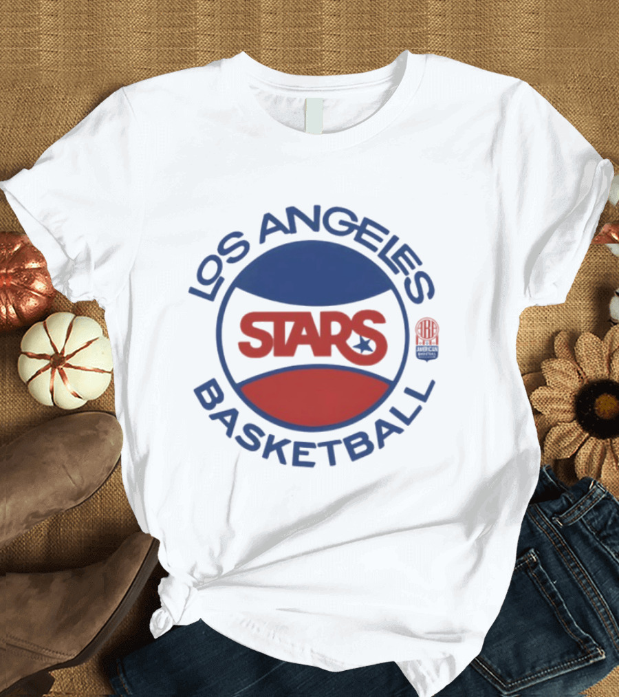 Los Angeles Stars Basketball ABA Retro Style Sports Team T-Shirt