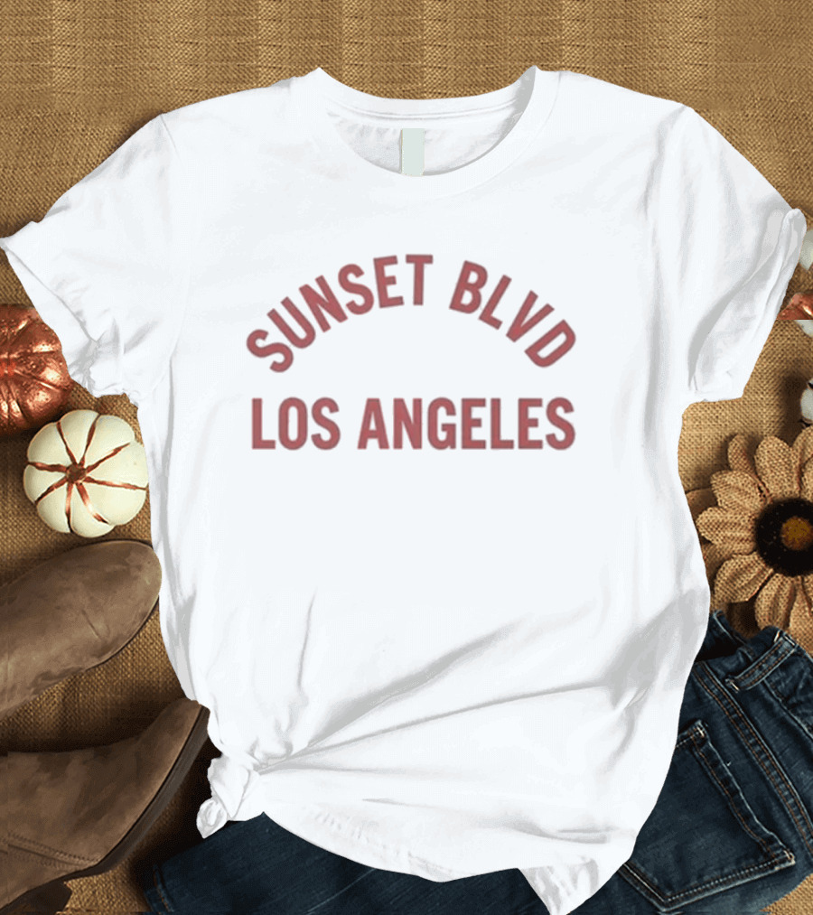 High Potential Morgan Sunset BLVD Los Angeles T-Shirt