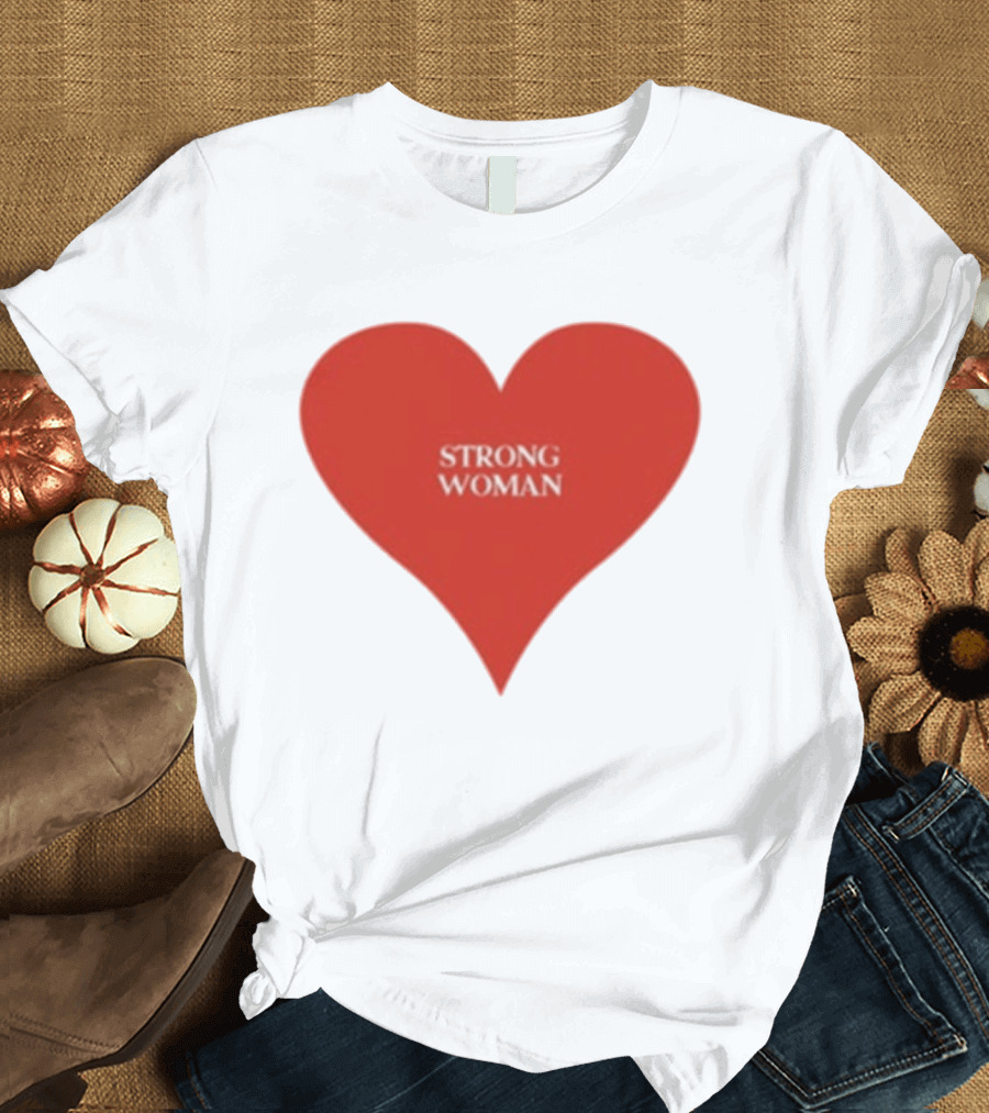 Strong Woman Heart Gemma Johnson Neighborhood Empowerment T-Shirt