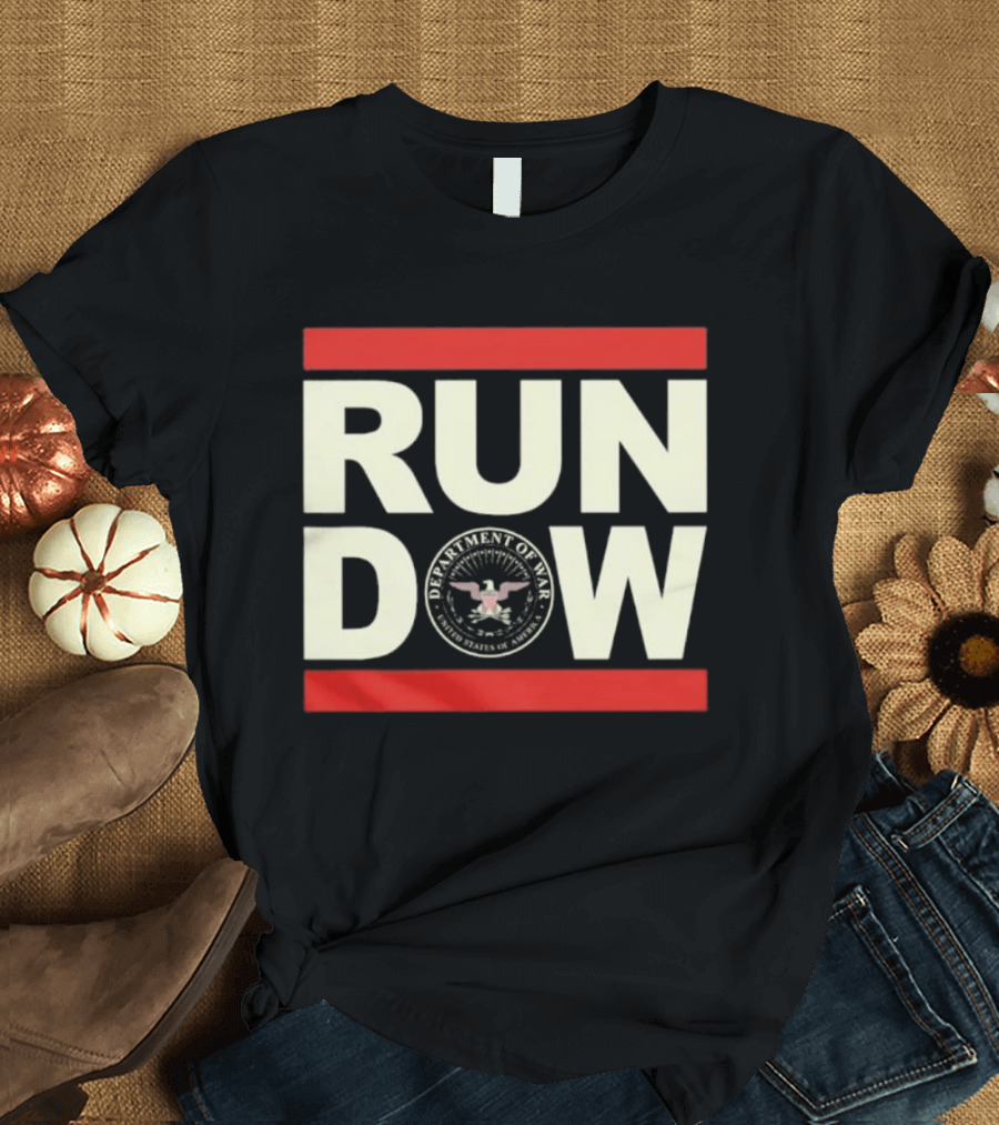 RUN DOW Department Of War Trump Seal T-Shirt