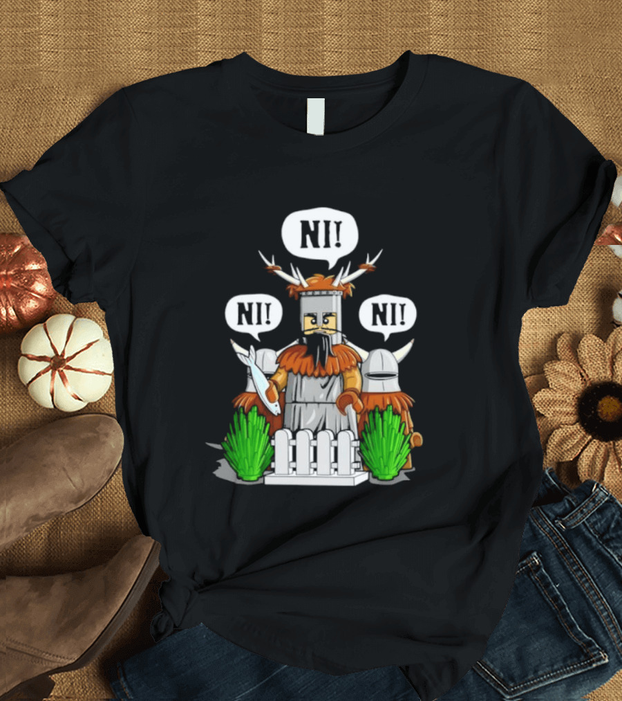 Knights Of Ni Monty Python Nature Comedy Scene T-Shirt