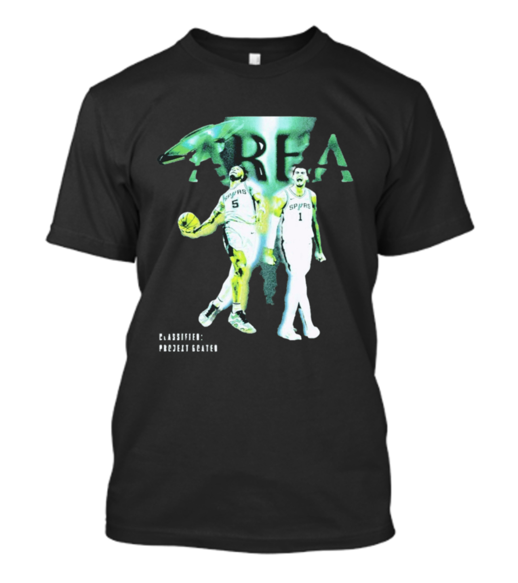 Stephon Castle Victor Wembanyama San Antonio Spurs Area 51 Basketball T-Shirt