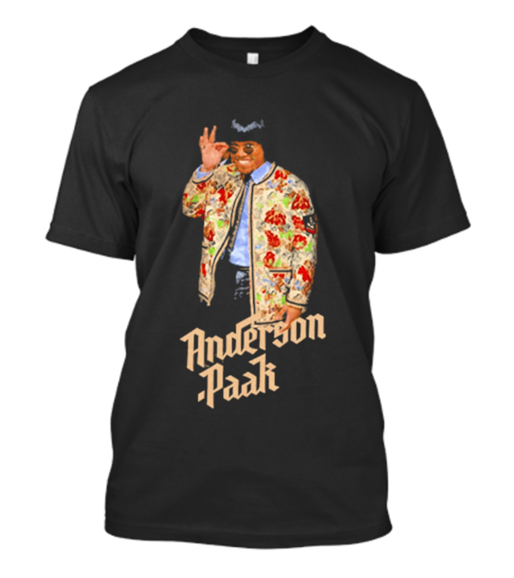 Anderson Paak Floral Jacket Style Moment T-Shirt