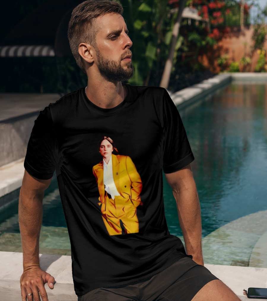 Billie Eilish Yellow Suit Fashion T-Shirt