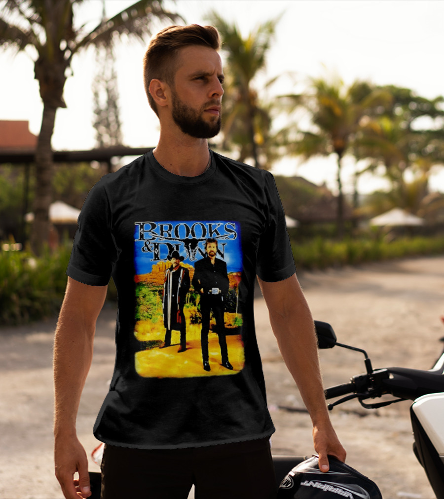 Brooks And Dunn Western Style Desert T-Shirt