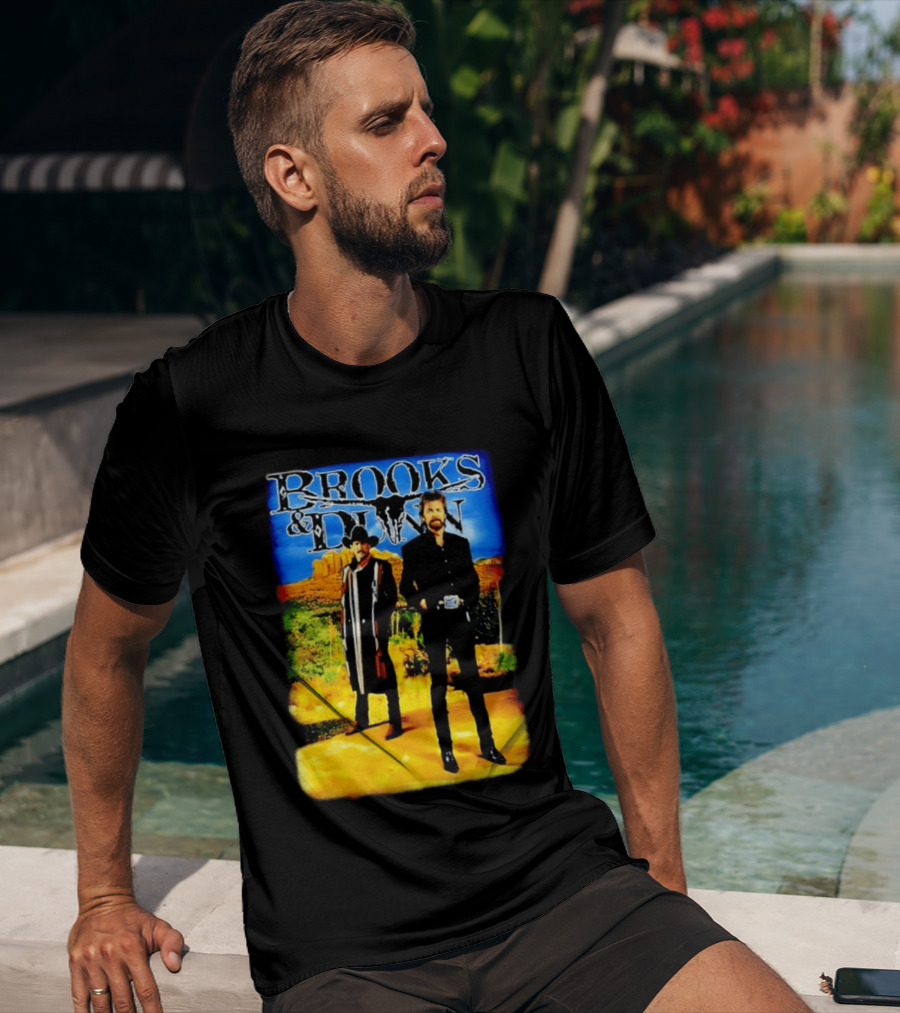 Brooks And Dunn Western Style Desert T-Shirt