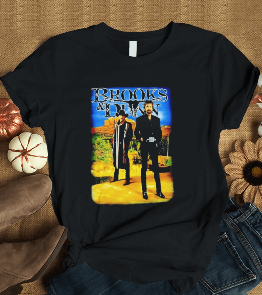 Brooks And Dunn Western Style Desert T-Shirt