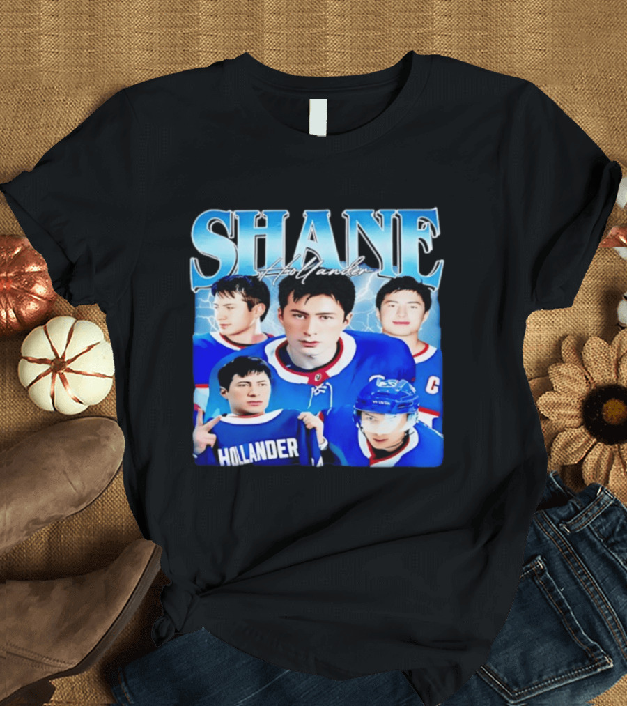 Shane Hollander Hockey Legend Heated Rivalry Lightning T-Shirt