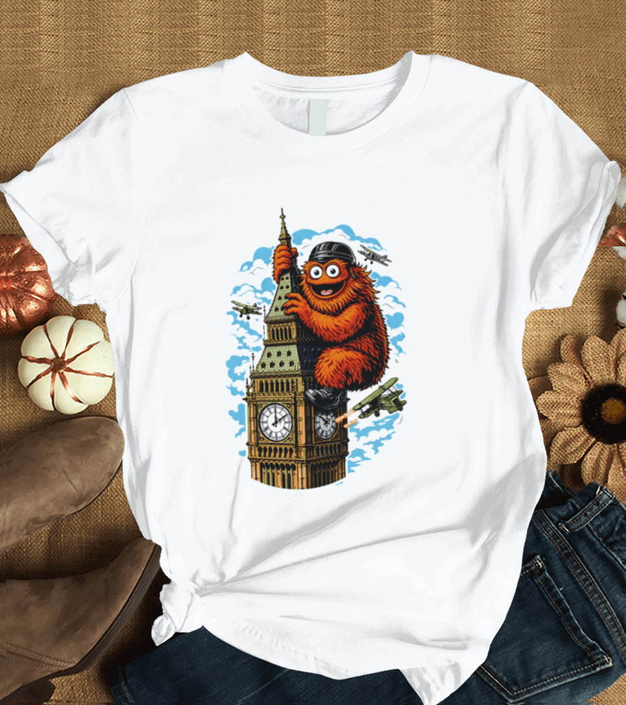 Big Ben Gritty Kong Philadelphia Hockey Clash T-Shirt