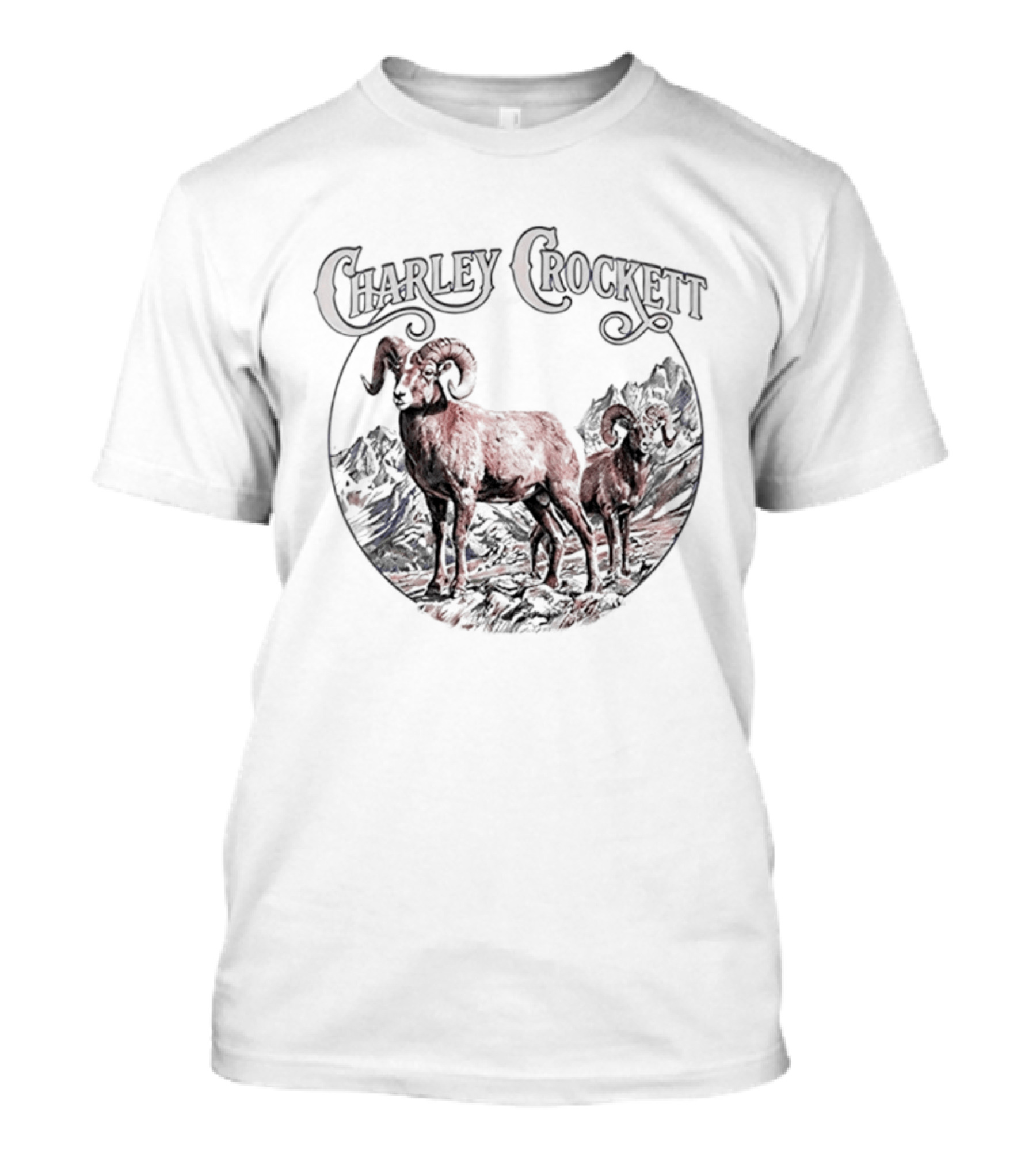 Charley Crockett Age Of The Ram Majestic Mountain Rams T-Shirt