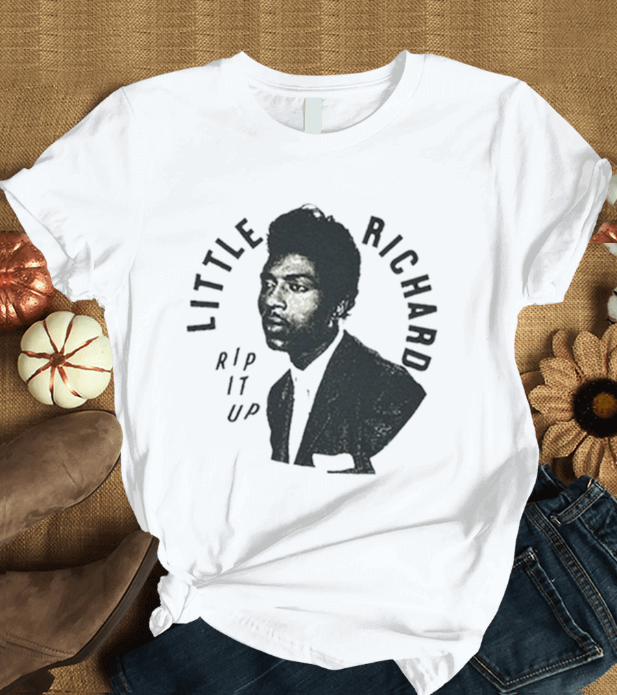 Little Richard Rip It Up Vintage Style Iconic Music T-Shirt