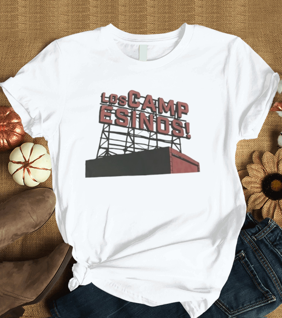 Los Campesinos Retro Marquee Sign T-Shirt