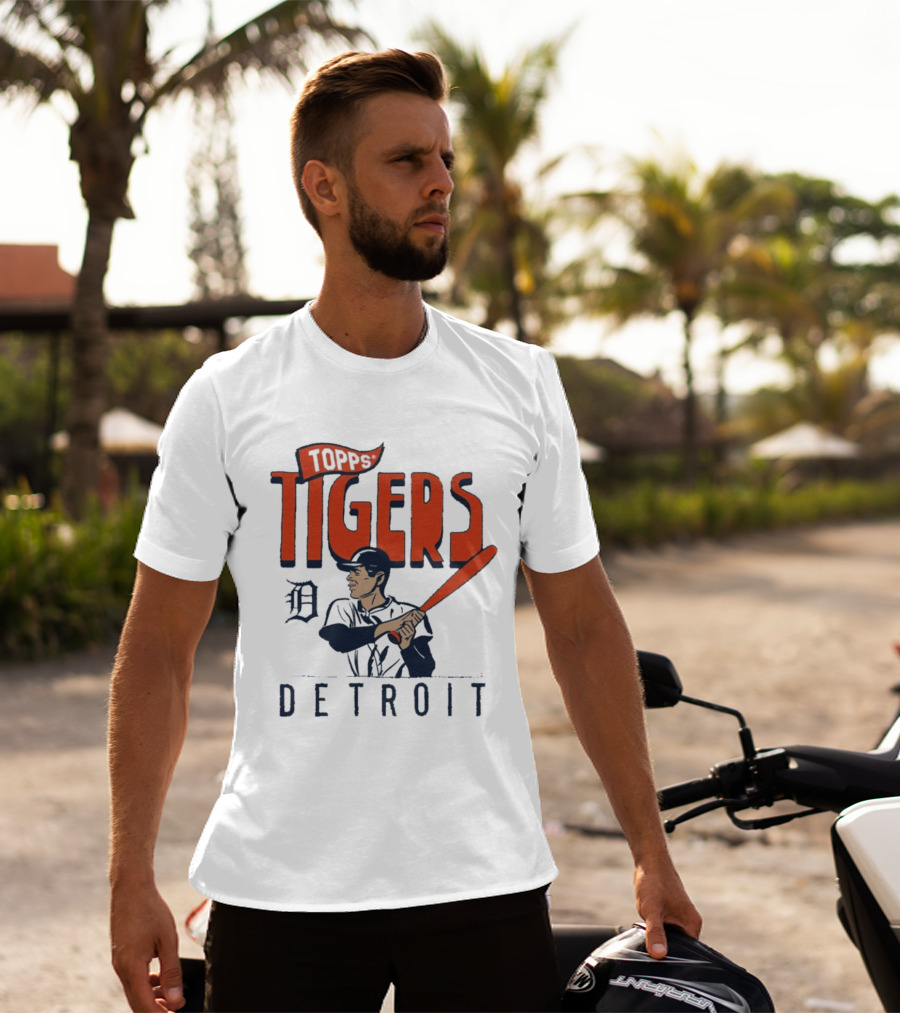 MLB Topps Detroit Tigers Raglan Player T-Shirt