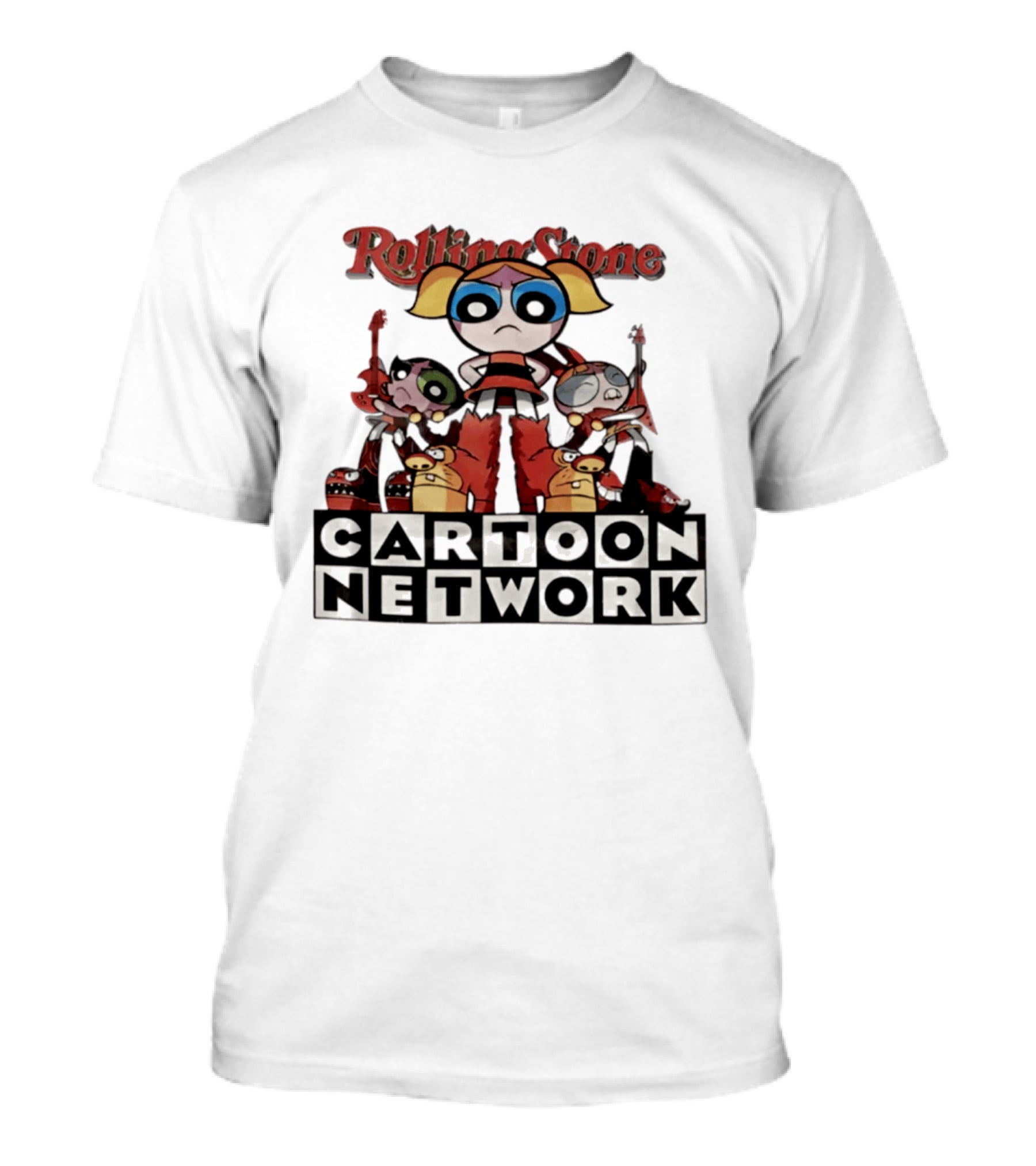 Rolling Stone Powerpuff Girls Cartoon Network T-Shirt