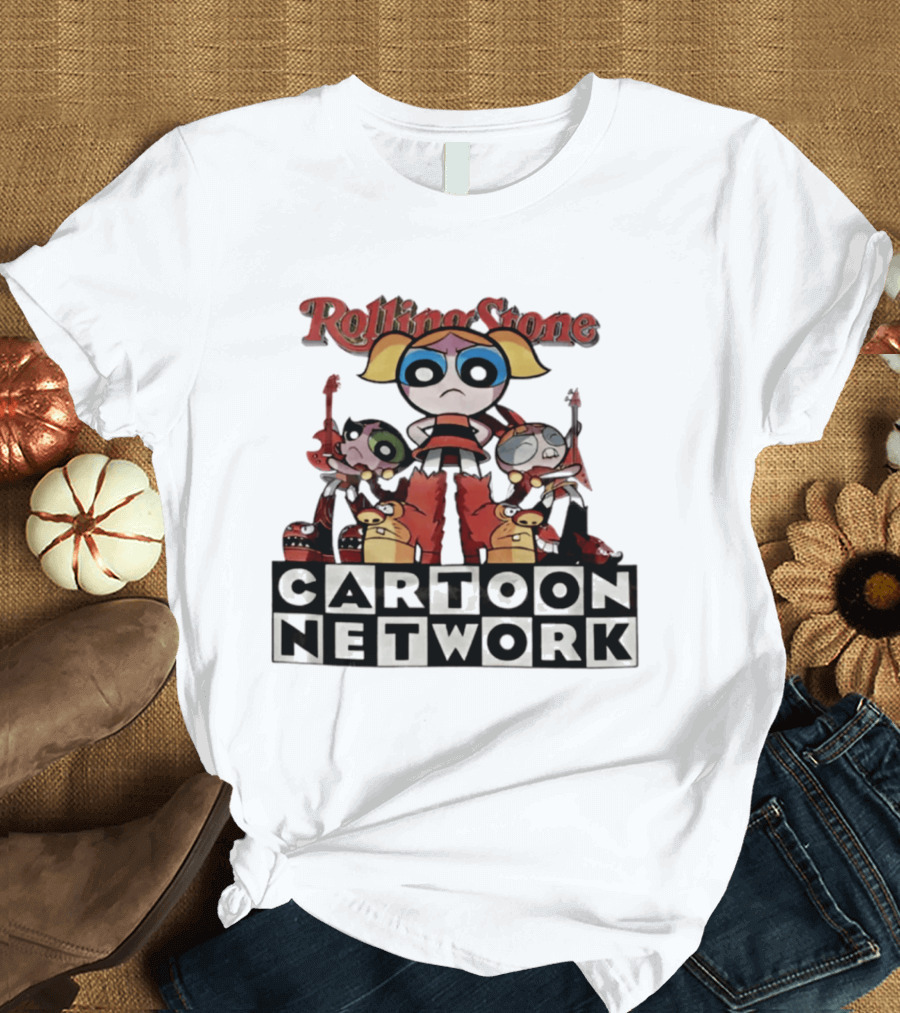 Rolling Stone Powerpuff Girls Cartoon Network T-Shirt