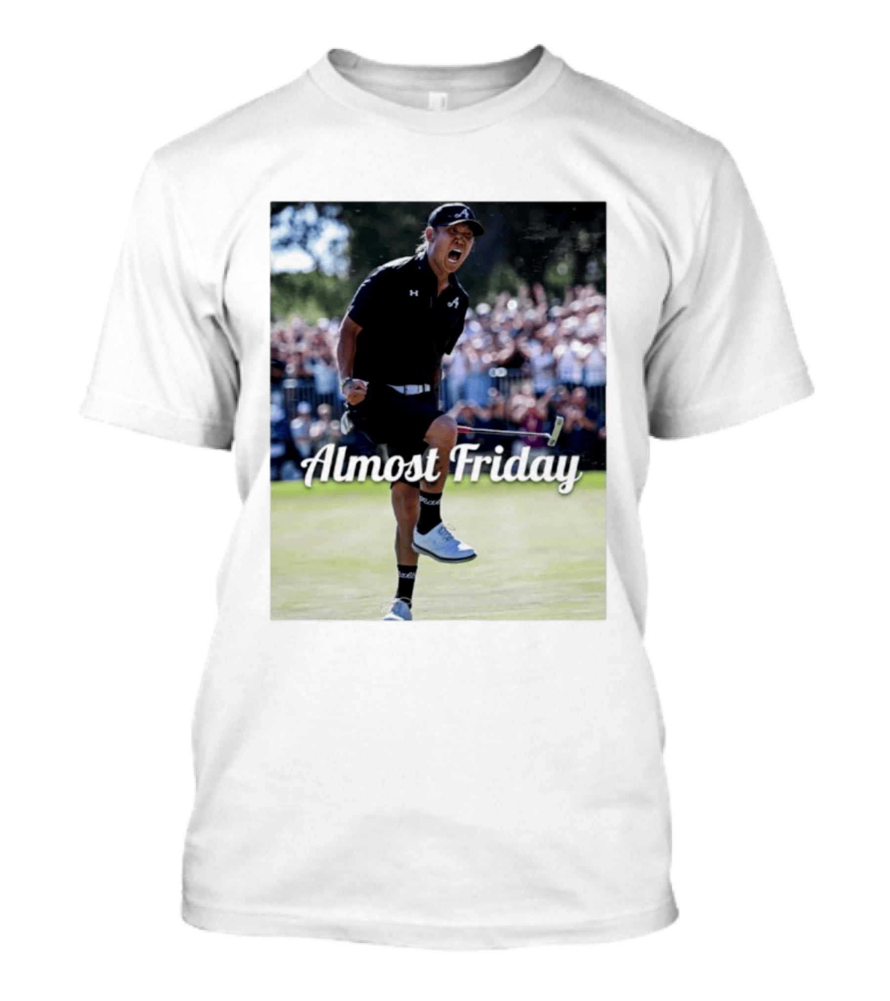 Anthony Kim Almost Friday Golf Comeback Celebration Moment T-Shirt