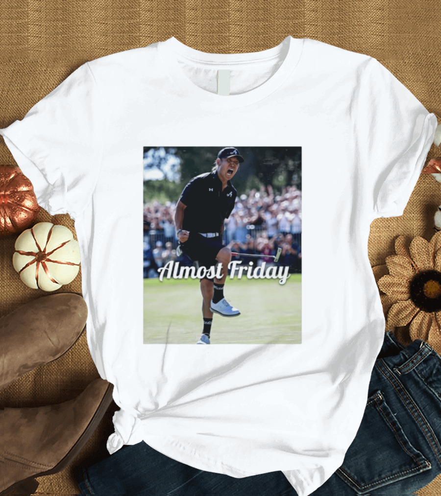 Anthony Kim Almost Friday Golf Comeback Celebration Moment T-Shirt