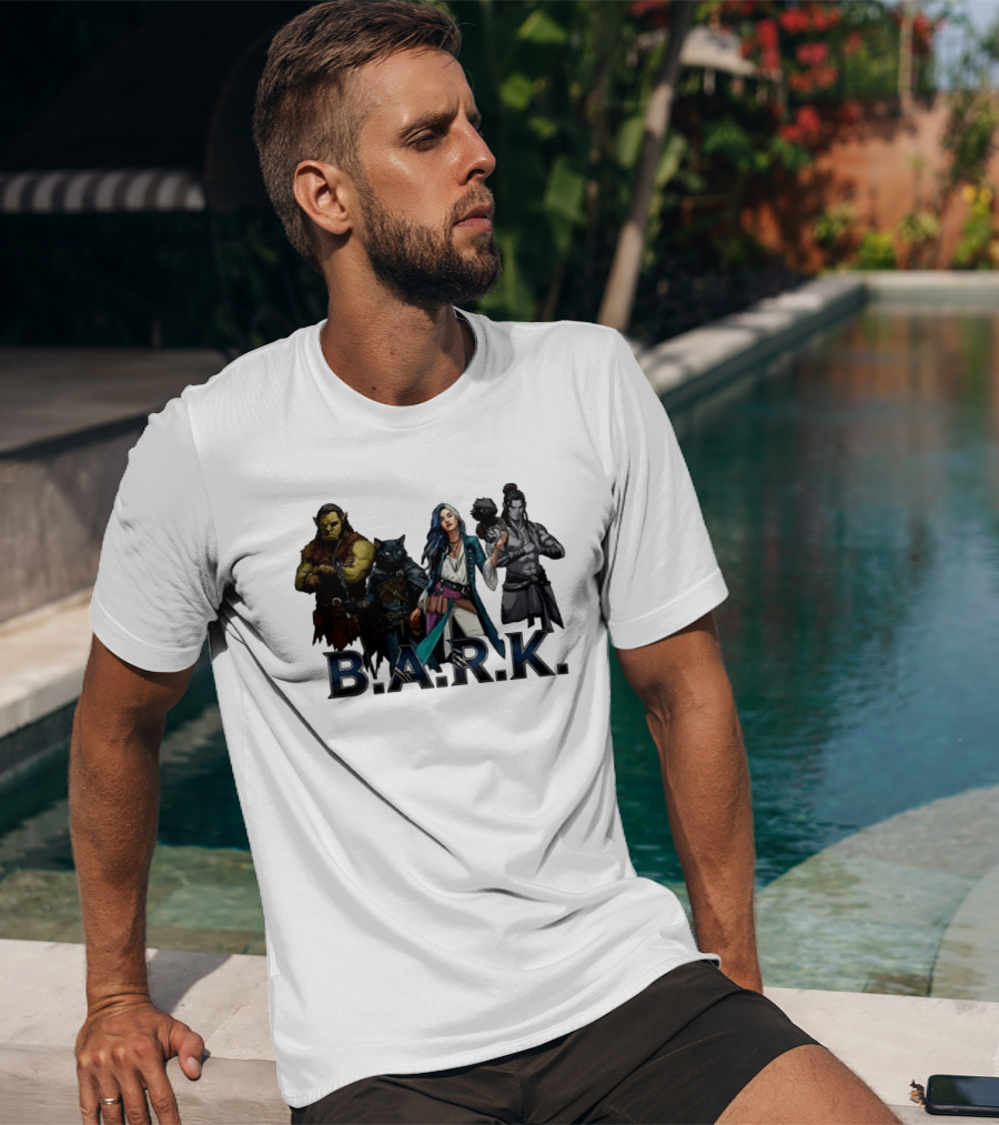 B.A.R.K. Tyranny Of Dragons Fantasy Character Ensemble T-Shirt