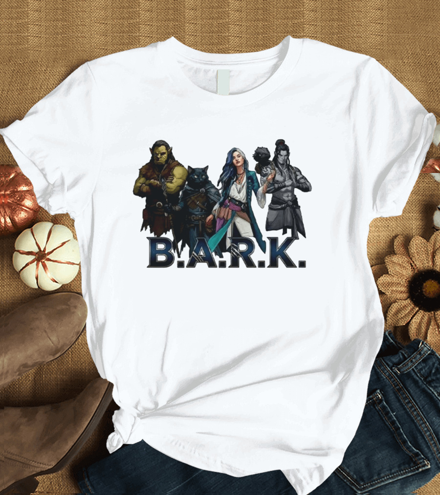 B.A.R.K. Tyranny Of Dragons Fantasy Character Ensemble T-Shirt